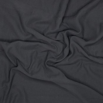 Viskose Twill Webware - Cupro Touch - uni -  schwarz